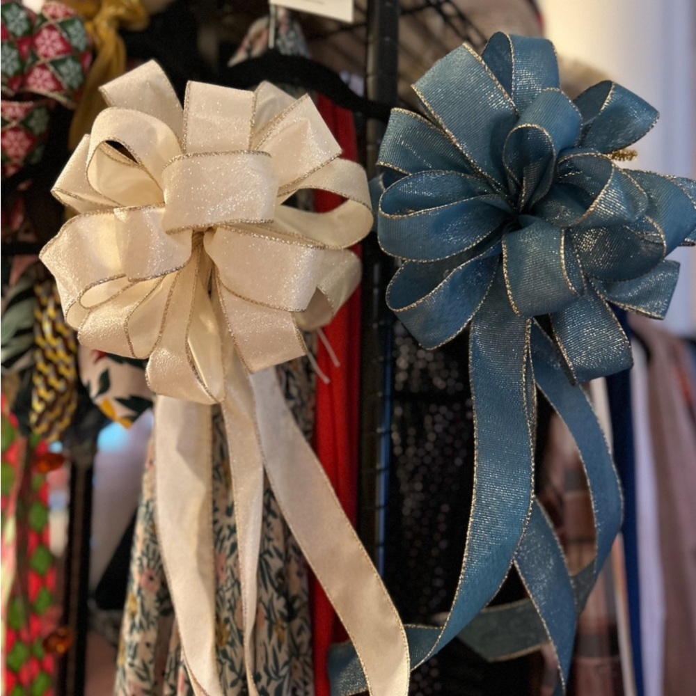 Customer made Holiday decor or Wreath bows